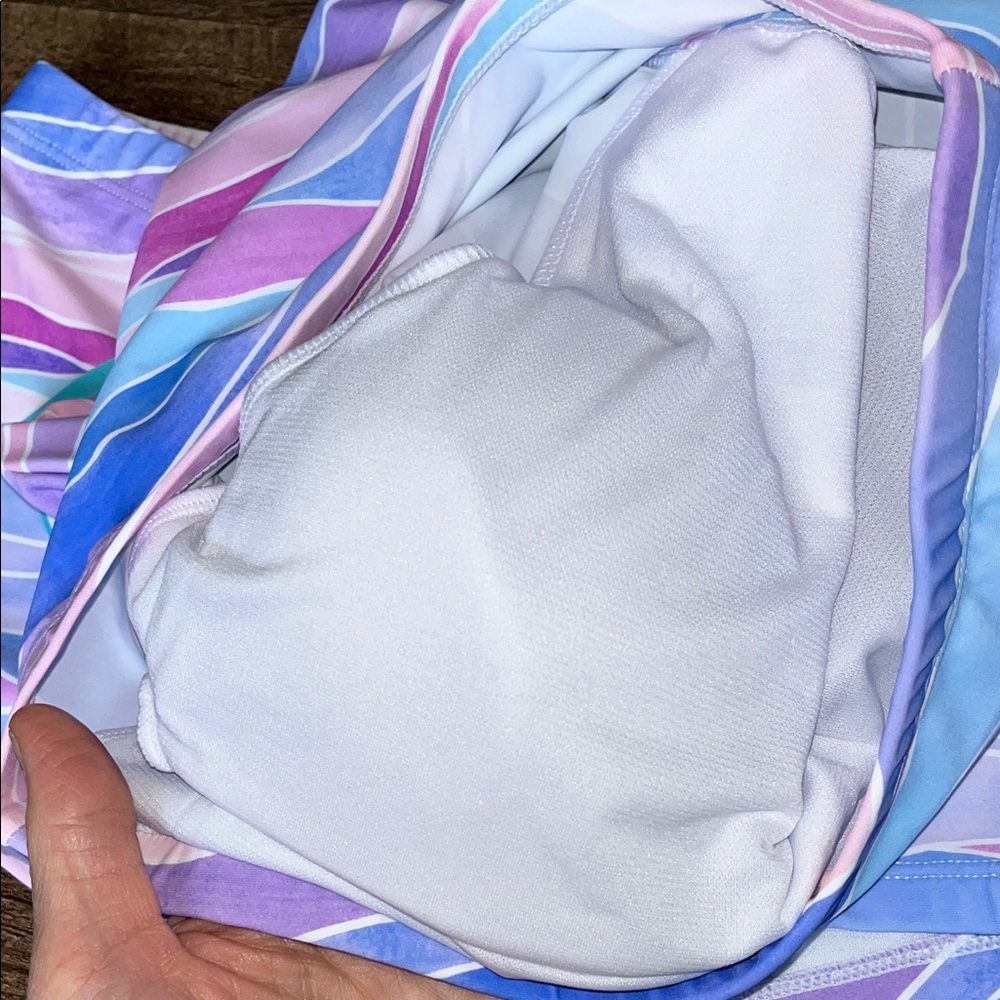 Snapperrock Colorful Wave Pattern Kids Swim Set - Picture 5 of 8